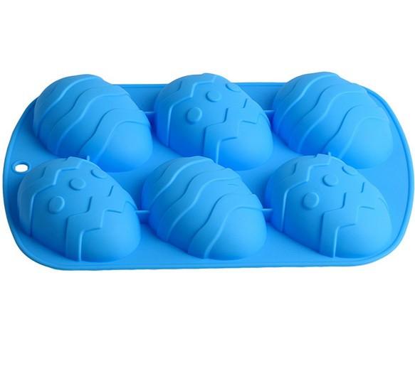 

Silicone DIY Dinosaur Eggs Chocolate Kitchen Baking Tools синій