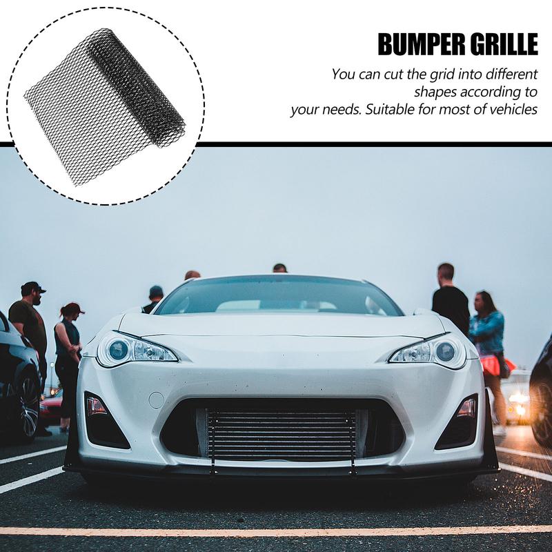Aluminum Alloy Bumper Grille Mesh Car Front Grill Protective Radiator Honeycomb Auto Parts Vehicle Hood Vent Body Kit