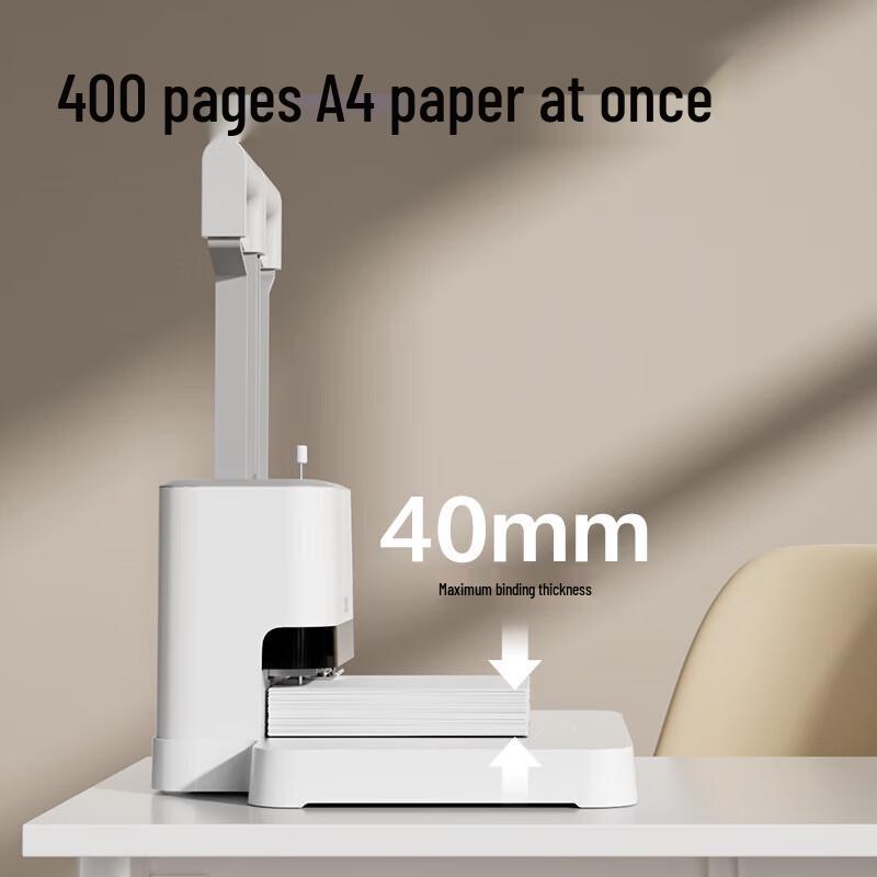 Deli Manual Hot Melt Financial Document Binding Machine CN plug (adapter included)