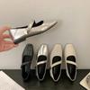 French Mary Jane women's shoes 2025 new summer explosion fashion temperament black single shoes with skirt small leather shoes