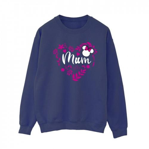 Disney Womens/Ladies Mum Heart Minnie Mouse Sweatshirt