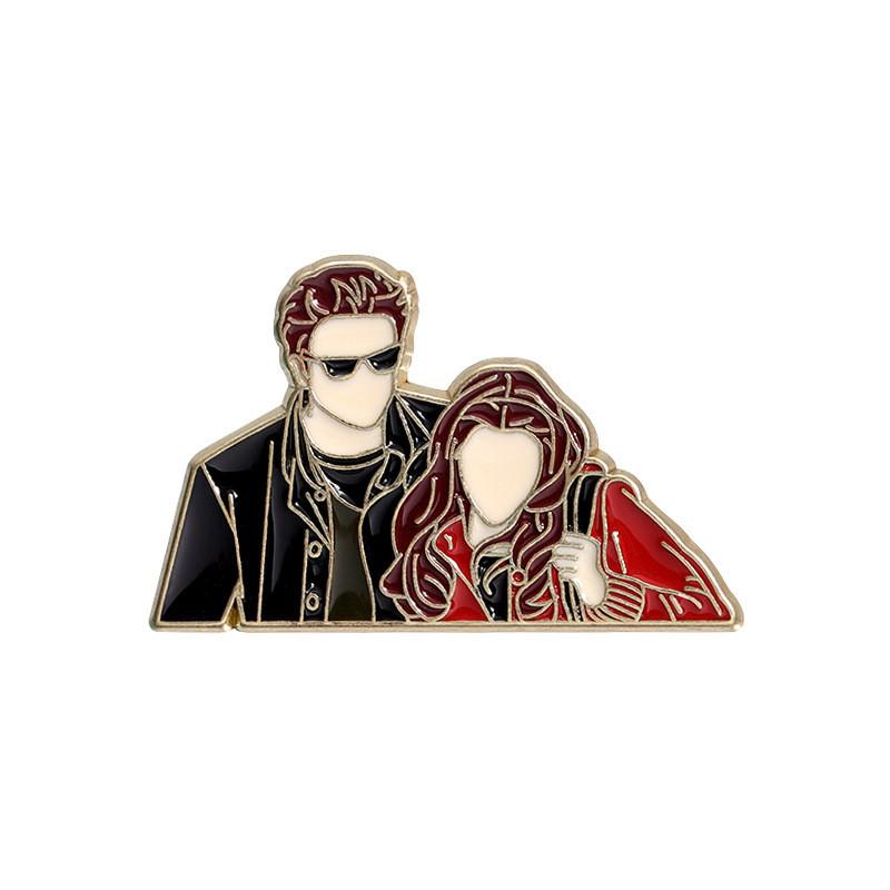 Character Adorable Cartoon Brooch Unique Alloy Pin For Personalized Style And Fashion Accessory