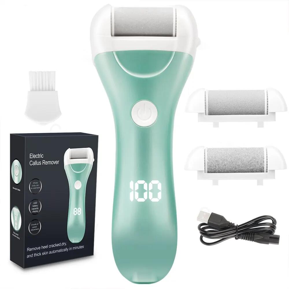 Rechargeable Electric Foot Grinder - USB Powered Callus Remover with Adjustable Speeds, for Men & Women's Pedicure and Self-Care