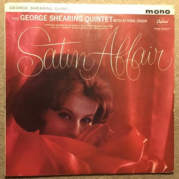 

LP Record GEORGE SHEARING - Satin Affair T1628 CAPITOL 1962 UK Jazz Used