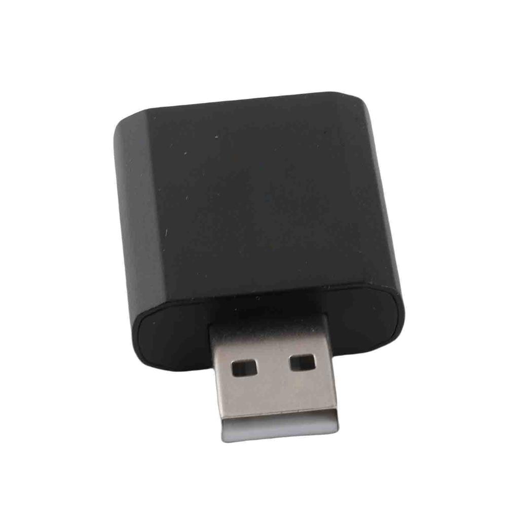 VENTION USB External Sound Card with 3.5mm Stereo Earphone Mic Adapter Driver free Replacement for PC Laptop PS4 Black