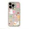 Cute cat is suitable for Apple 16/12/13 mobile phone case 14/15promax transparent 7/8P soft XS fine hole