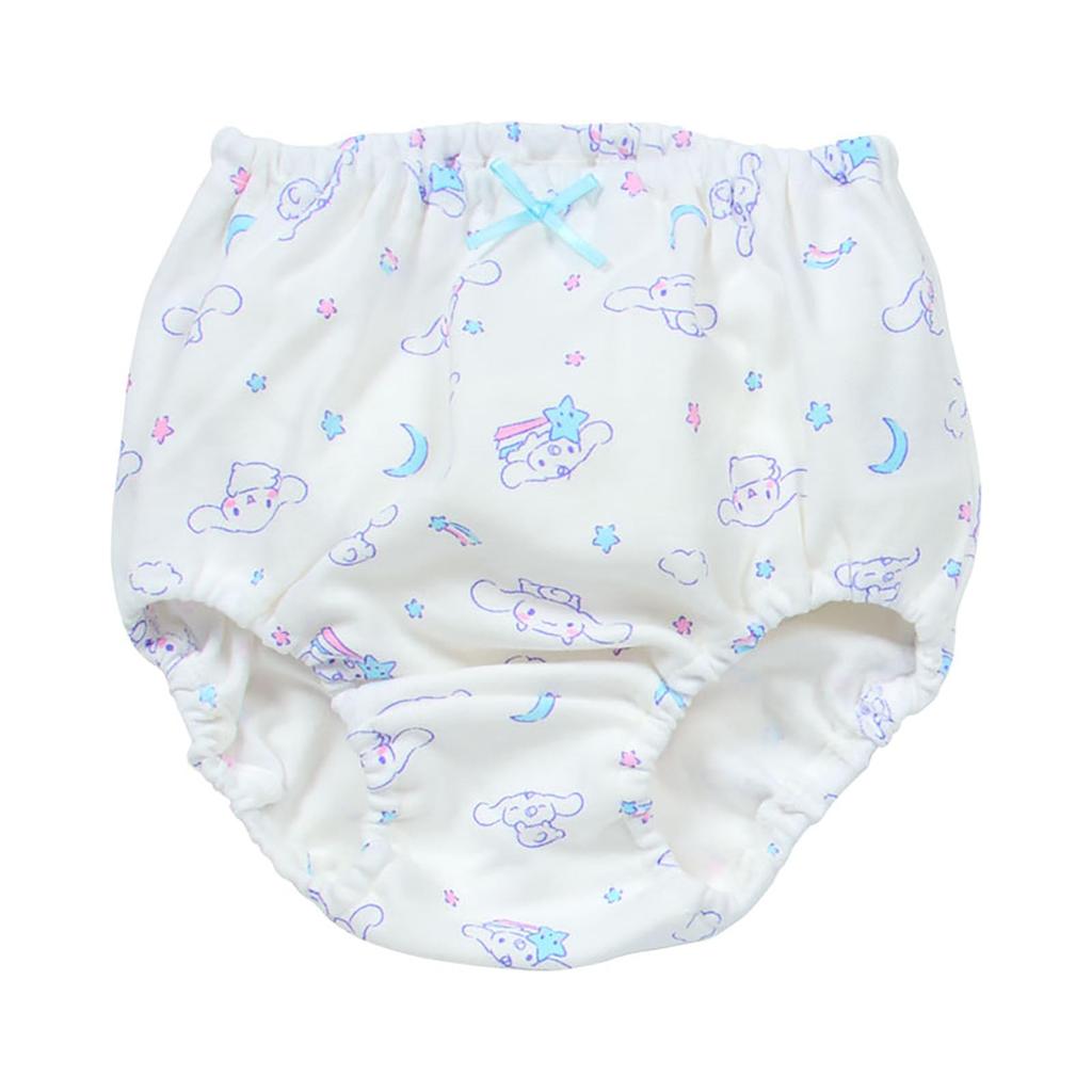 Sanrio Cinnamoroll with Name Tags Kids' Shorts, 3-Piece Set, Design, 130cm, 100% Cotton, (Product Number 154504)