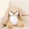 Large Angry Rabbit Plush Toy Soft Stuffed Animal Kawaii Fluff