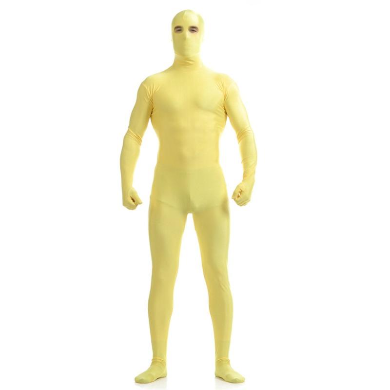 All-inclusive Exposed Tights Solid Color Cross-dressing Gymnastics Clothes Stage Performance Clothes Elastane Cos Clothes Onesie