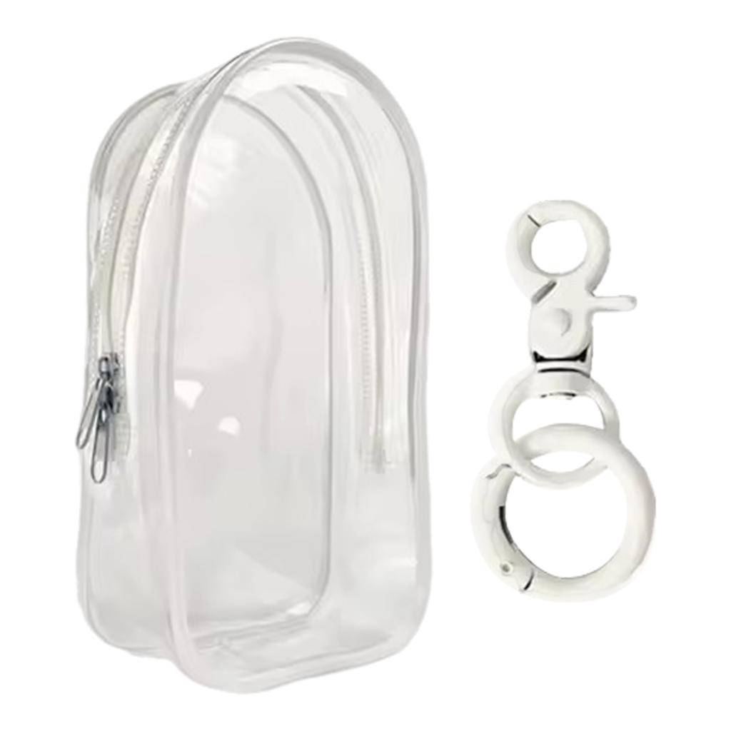 Portable Clear Display Bag For Characters Toys All Round Protected Labubu Doll Storage Pouch For Fans