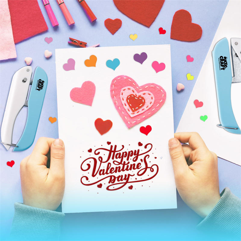 1Pcs Hole Punchers For Crafts Single Hole Punch Shapes Circle Heart Bear With Soft-Handled For Binder Scrapbooking Classroom Card Punching