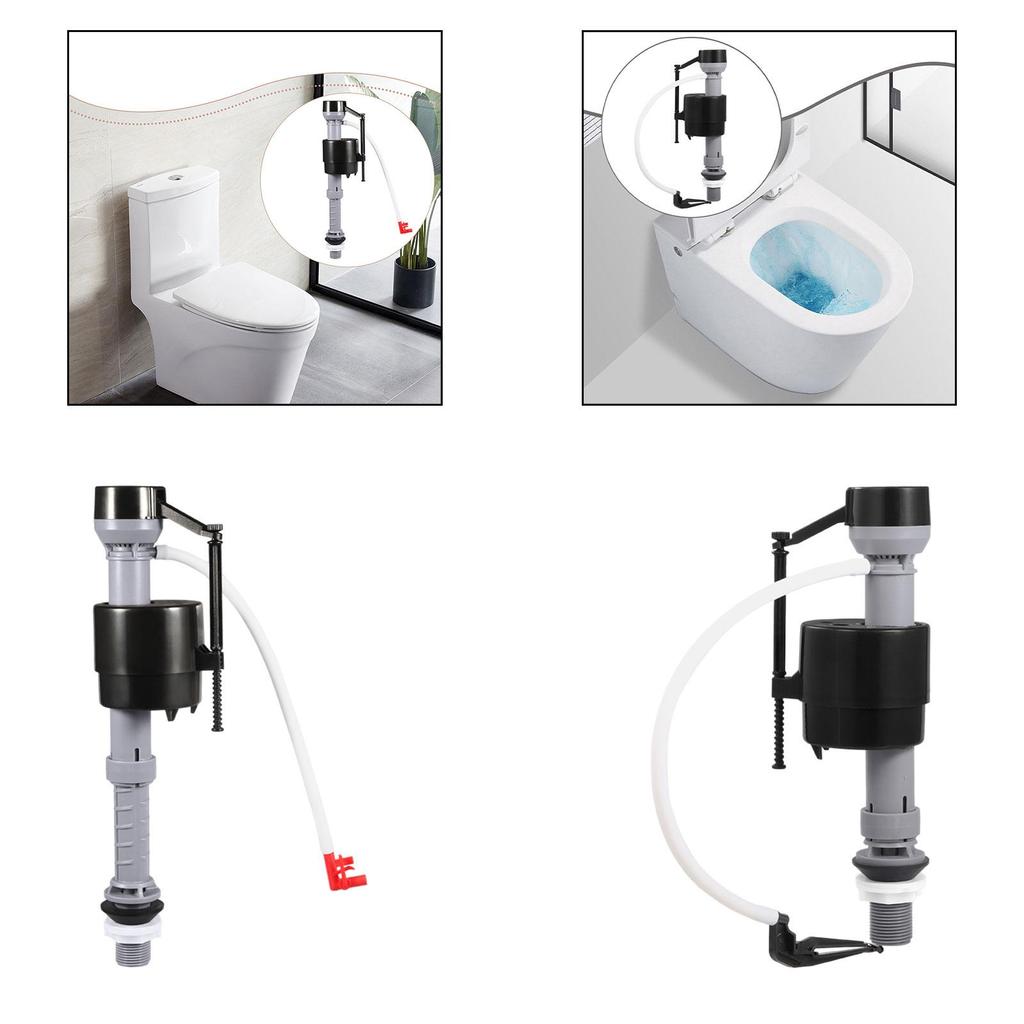 Toilet Fill Valve Spare Parts Practical Tank Bowl Water Control Direct Replaces Inlet Bottom Entry Fill Flush Valve Tank Fitting