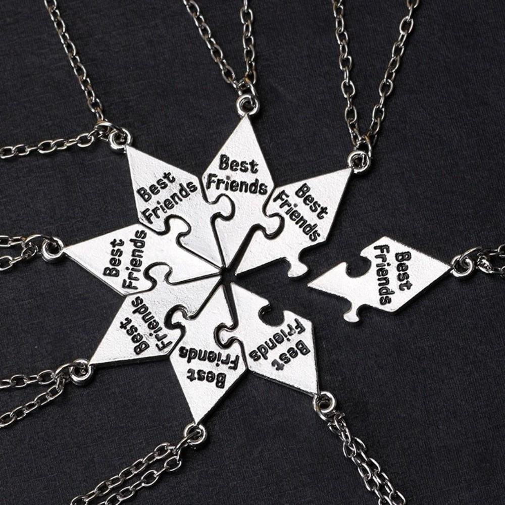 Kreatywny Naszyjnik dla Najlepszej Przyjaciółki Stop Cynku Stop Cynku Wielooosobowy Naszyjnik Łączony Naszyjnik Przyjaźni Kobiety