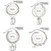 PuRui Fashion 4 Styles copper Color Double Layer Adjustable Bracelet for Women Hollow Out Bowknot Heart Star Pendant Zircon