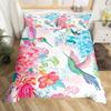 Hummingbird Flower Quilt Cover Bedding Digital Independent Station Kit Three-Piece Set