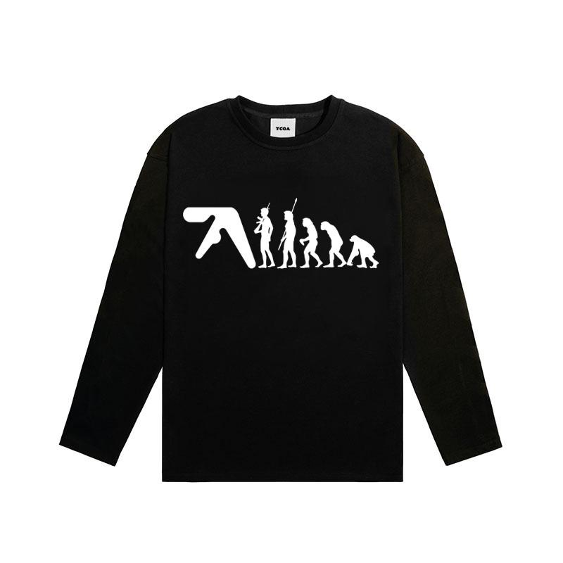 

Men s T-Shirt Autumn Graphic Oversized Aesthetic Korean Fashion Long Sleeve Tops Tees 4XL