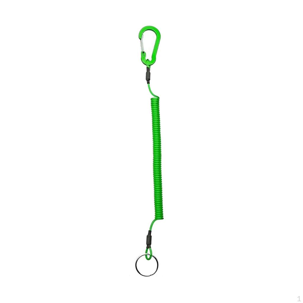 Durable Coiled Lanyard Keychain Set for Outdoor Adventures