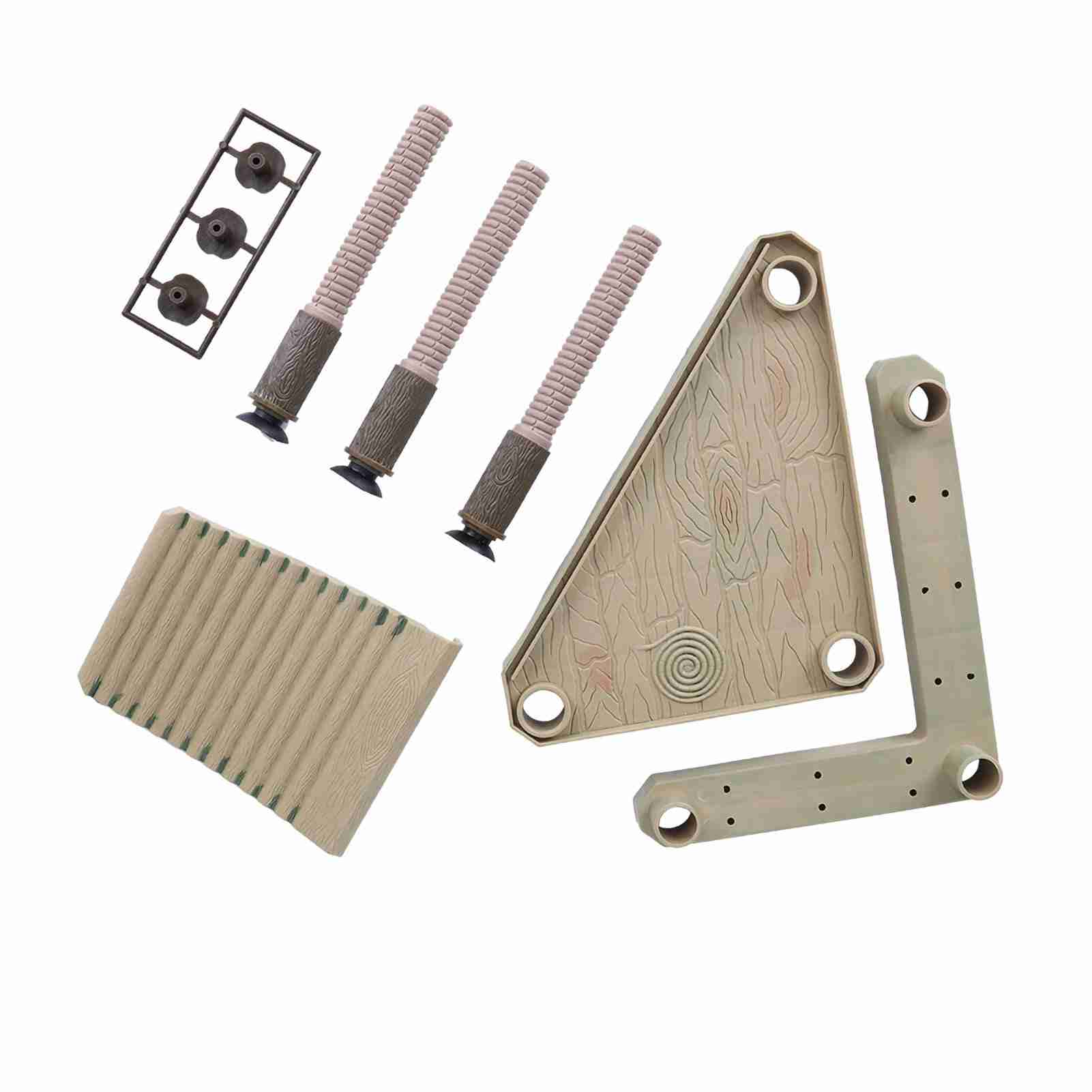 

Reptiles Floating Platform Pier with Ramp Ladder Terrarium Tank Ornament