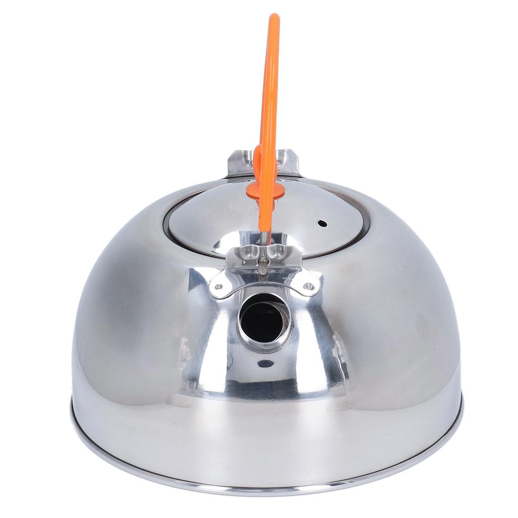 Cooking Pot and Pan Set 304 Stainless Steel Portable Camping Cookware Mess Kit with Storage Bag for Hiking Backpacking