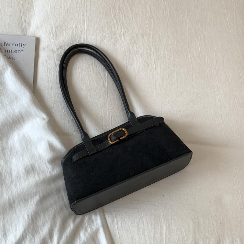 Leopard Print Underarm Bag Women's New Trendy Autumn and Winter Fashion Simple Shoulder Bag High-value Casual Baguette Bag