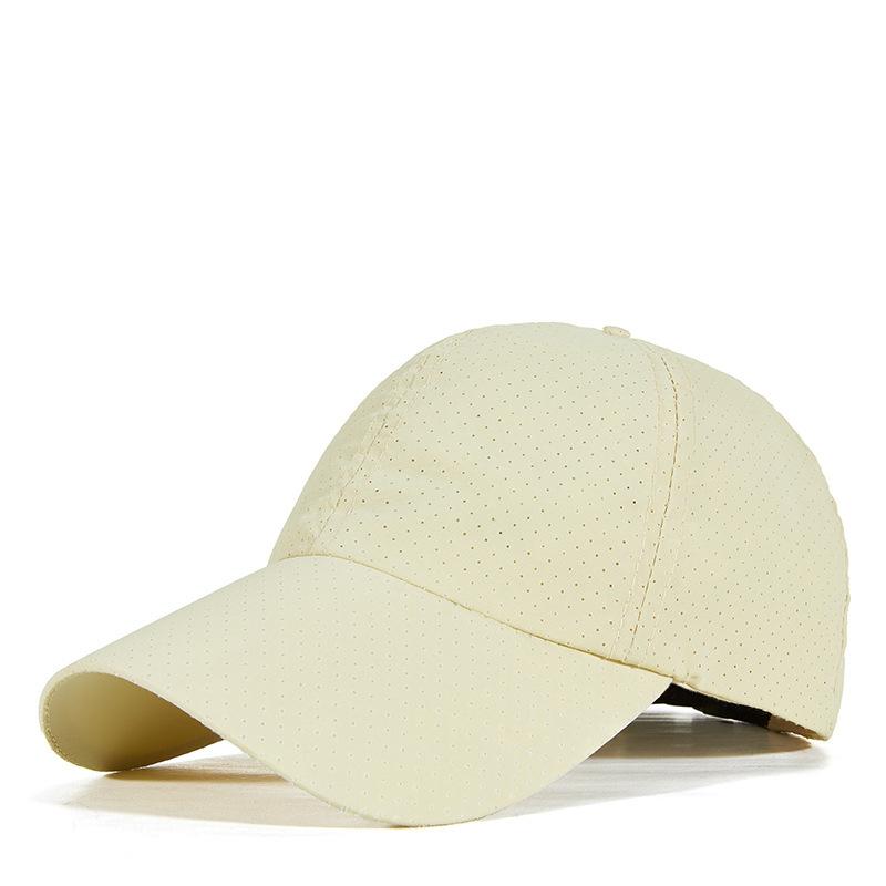 Frühling und Sommer Atmungsaktive Netz-Baseballkappe Herren und Damen Trend Outdoor Freizeit Sonnenschutz Sonnenschutz Sport Schnelltrocknende Mütze Dünn