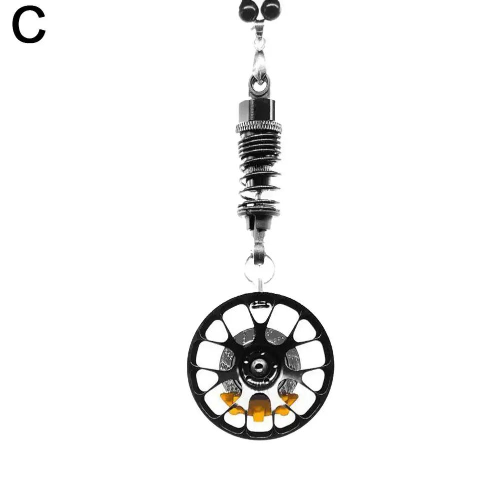 Creative Wheel Hub Brake Shock Absorber For Car Pendant Up-market Customization Car Interior Ornaments Car Interior Accesso S2A6