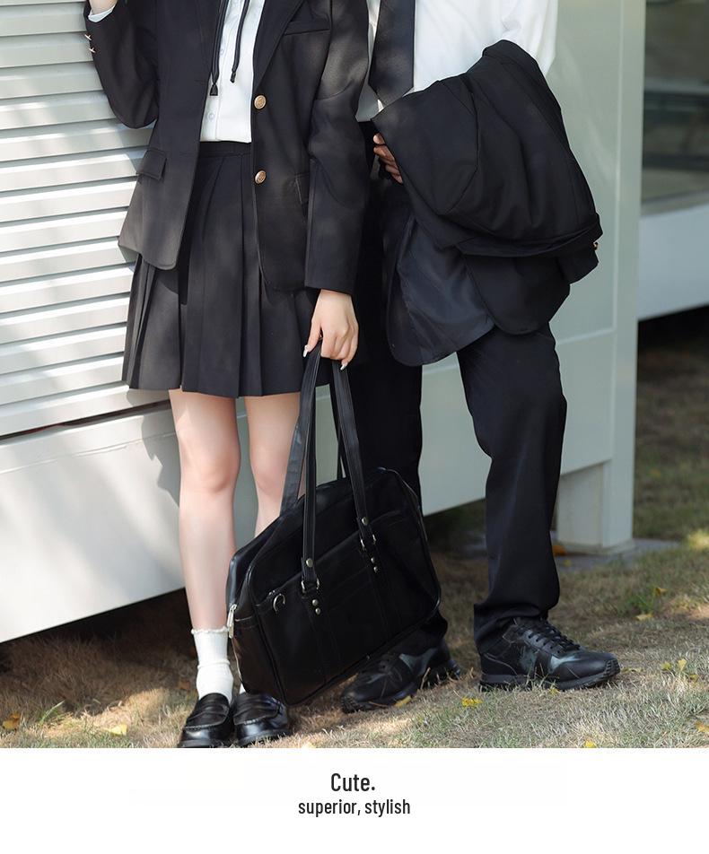 Japanese Style Academy Couple JK Uniform Set - Middle School Student Suit Jacket