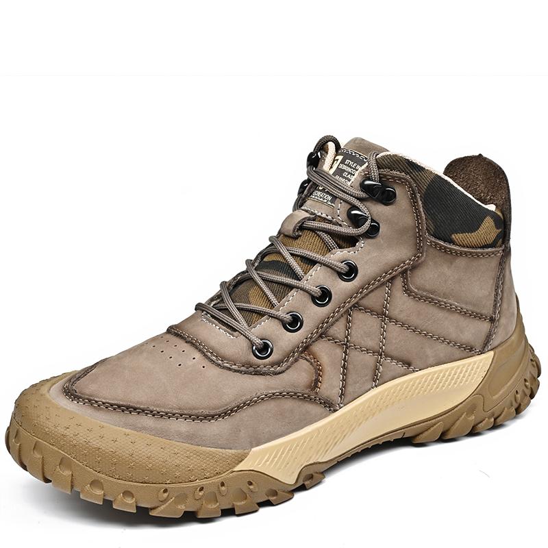 Trendy Brand Men's Casual Shoes Outdoor Hiking Shoes Winter Cotton Shoes High Top Shoes Men's Sports Shoes Free Delivery