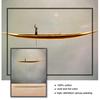 Impressão Arte de Parede Nórdica Imagem Decoração Sala de Estar Barco Dourado Abstrato Pintura em Tela Minimalista Paisagem Obra de Arte Pôster