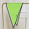 Simple Style Women's Scarf Luxury Brand Solid Color Diamond Silk Scarf Fashion Decorative Neckerchief Ladies Neck Scarf Shawl