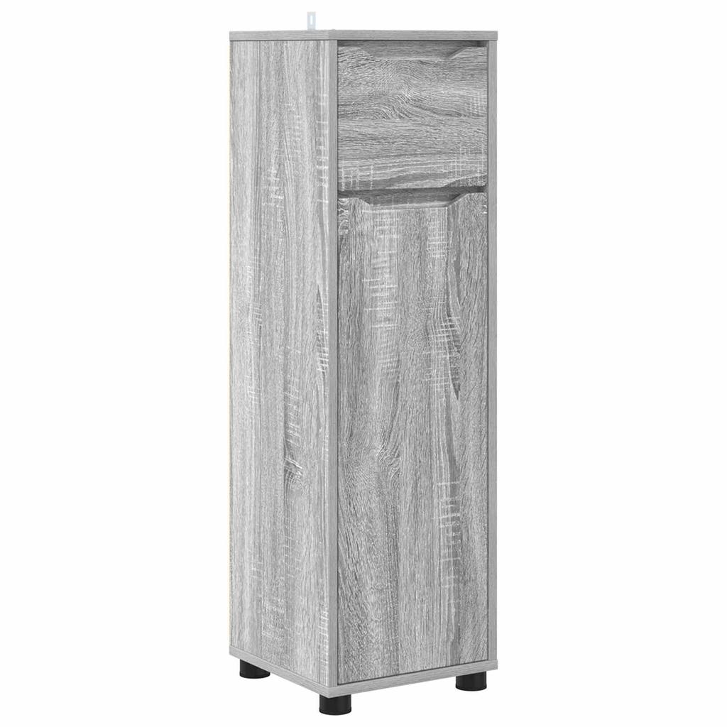 Bathroom Cabinet with Shelf Grey Sonoma 30.5 x 30 x 101 cm