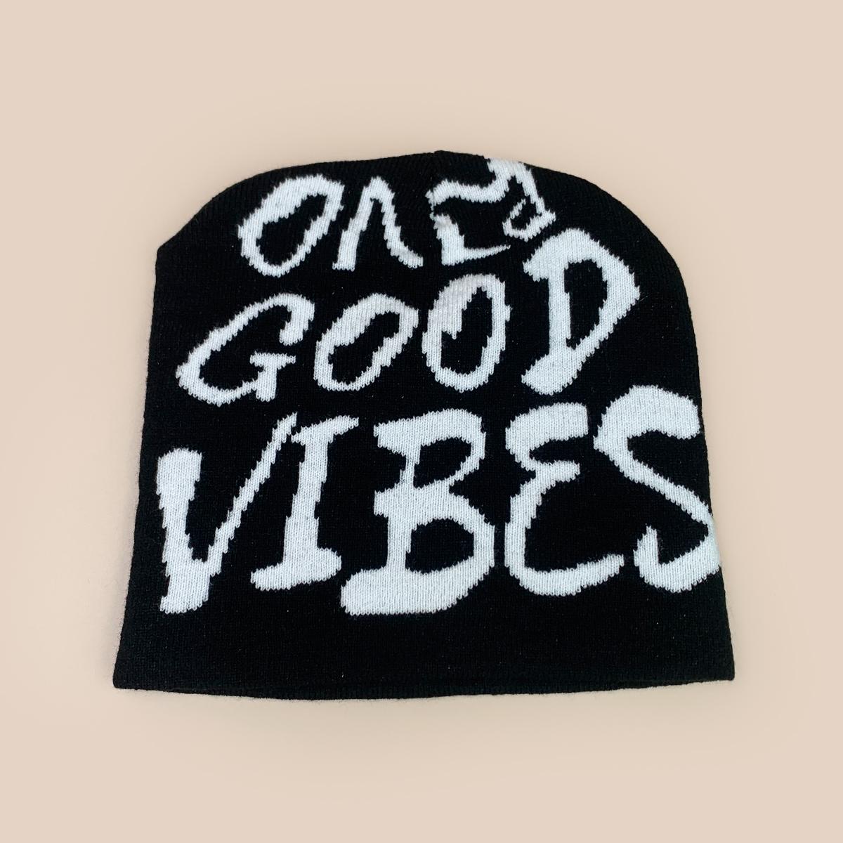 

Hip-hop Dark Style Jacquard Organic Skeleton Letter Knitted Hats New Men Women Warm Personal Fashion Street Versatile Beanies 54-60cm