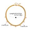 Yori High Quality Cubic Zirconia Pendant Snake Bone Chain Necklace 18K Golden Plated 2025 Personalized Charm Statement Jewelry