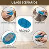 Silicone Pet Bath Brush for Wet Wash and Dry Grooming Massage Nubs Multi Purpose Cleaning Tool for Cats and Dogs