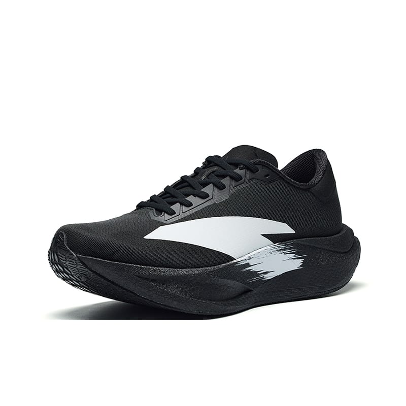 Anta Zone 2 Heart Rate SE Running Shoes Men's Low Top Basic Black/Paper Sand White 912645529-1