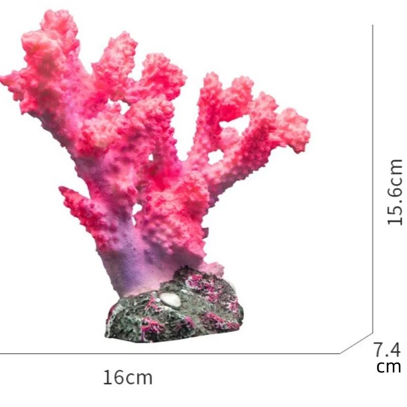 Aquarium Landscaping Simulation Coral Decoration Home Plants Supplies Resin Aquarium Coral Reefs Saltwater Fish Tank Landscaping