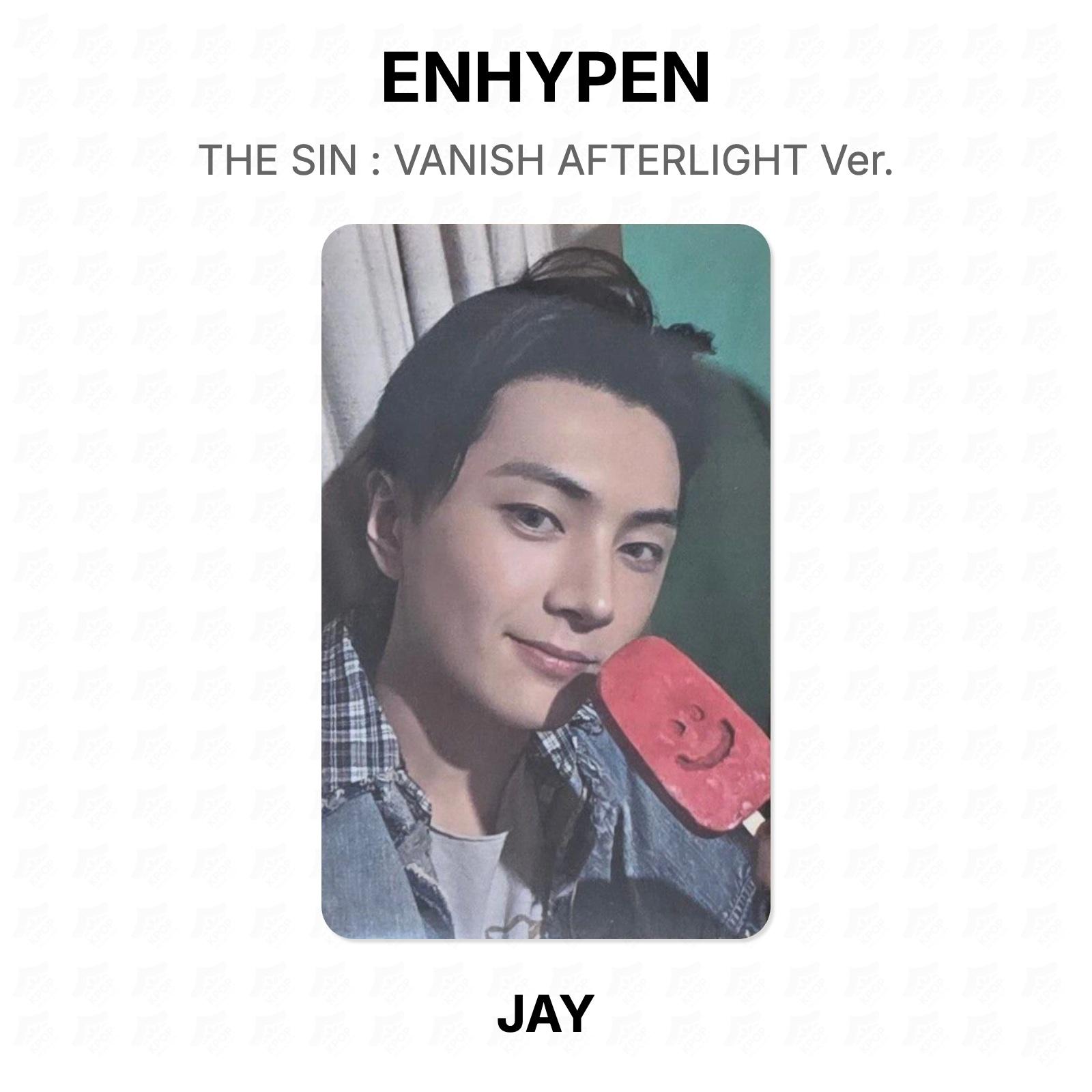 ENHYPEN THE SIN : VANISH AFTERLIGHT Версия. Официальная фотокарта JAY