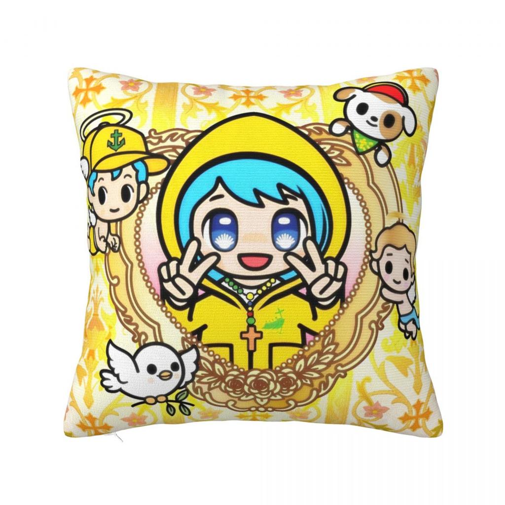Luce Vatikan Maskottchen Kissenbezug Polyester Kissenhülle Katholische Kirche Dekokissenhülle Bett Drop Shipping 45*45cm