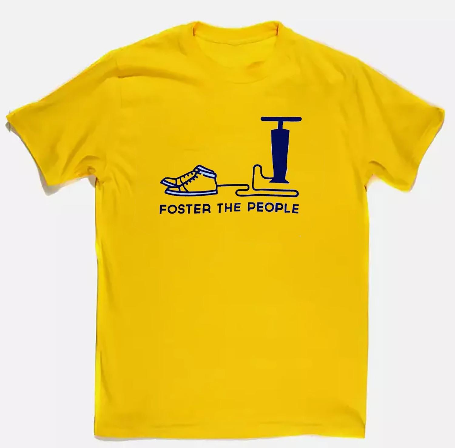 26 Foster the People Band Short Sleeve Yellow All Size Unisex Shirt TMB4497 Unisex T-Shirt XL