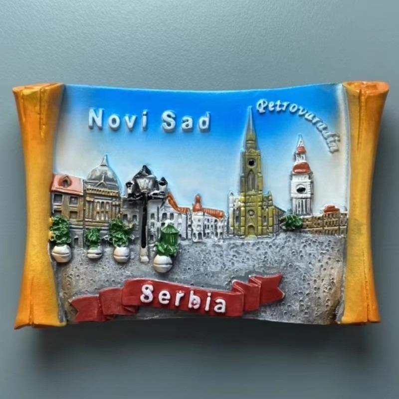Serbia Fridge Stickers Novi Sad Travelling Souvenirs Beograd Fridge Magnets Home Decoration Weddging Gifts