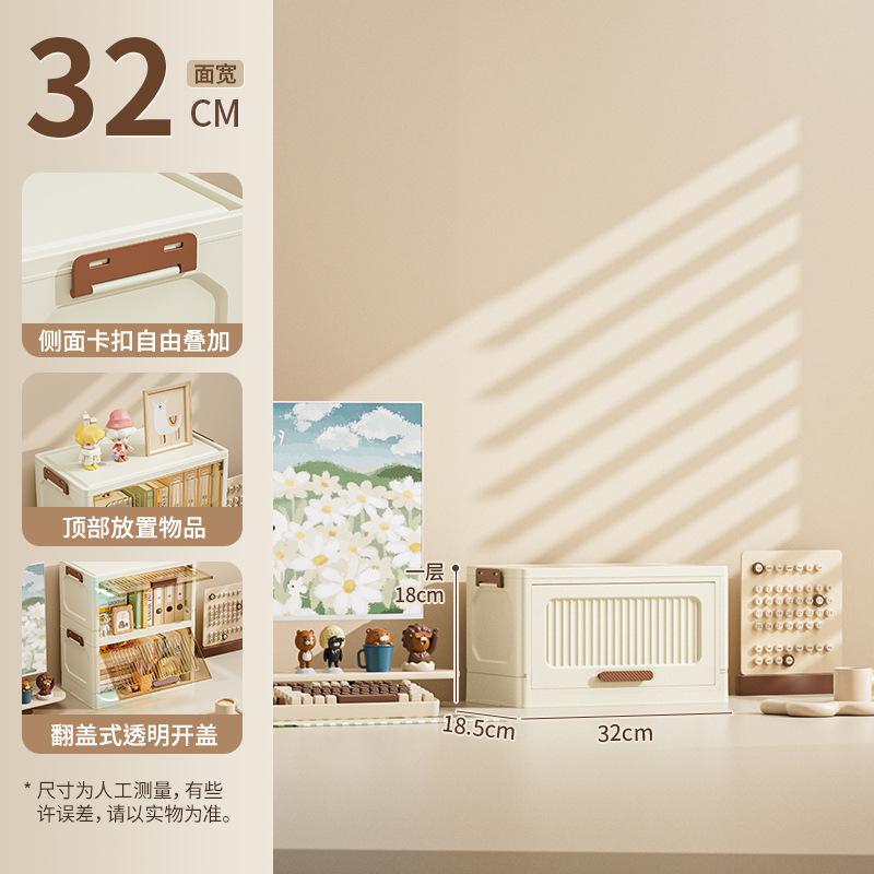 Plastic Large Capacity Multifunction Folding Storage Boxes Without Universal Wheels Dustproof Wardrobe Closet Organizer