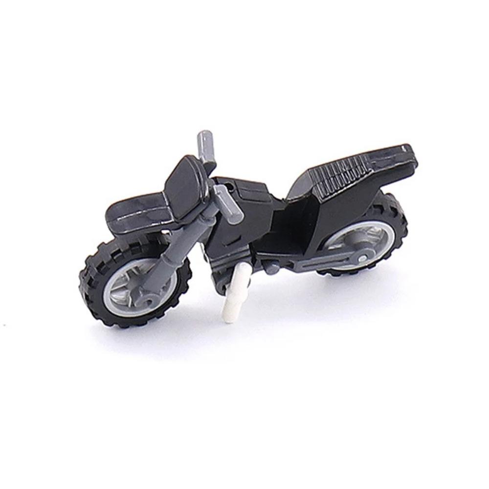 Military Weapon Motorcycle Many Colors Toys For Children Accessories War II Transportation Facility Militaries Compatible Blocks