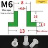 T-förmige Nylon-Dichtungsscheibe M3-M35 Gewinde Isolierabstandshalter