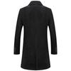 Nové Zimní Pánské Kašmírové Business Casual Kabáty Trenčkoty Pánský Fleecový Hřejivý Vlněný Mix Vysoká Kvalita Pánské Dlouhé Bundy 3XL