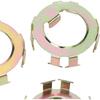 Replacement Trailer Spindle Nut Retainer, Metal Secure Fixation Wheel Spindle Nut Retainer, 4Pcs for EZ Lube Jam Nut 2 8K Dexter Axle, 6 191 6 190,