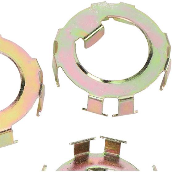 Replacement Trailer Spindle Nut Retainer, Metal Secure Fixation Wheel Spindle Nut Retainer, 4Pcs for EZ Lube Jam Nut 2 8K Dexter Axle, 6 191 6 190,