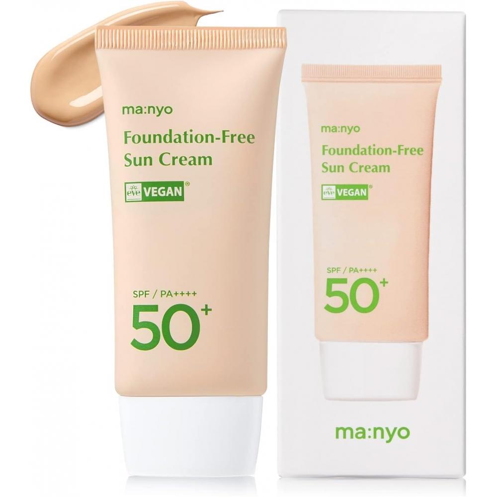 Ma Nyo Солнцезащитный крем без тона SPF50+ PA++++ 50 мл Солнцезащитный крем База под макияж Выравнивающий тон