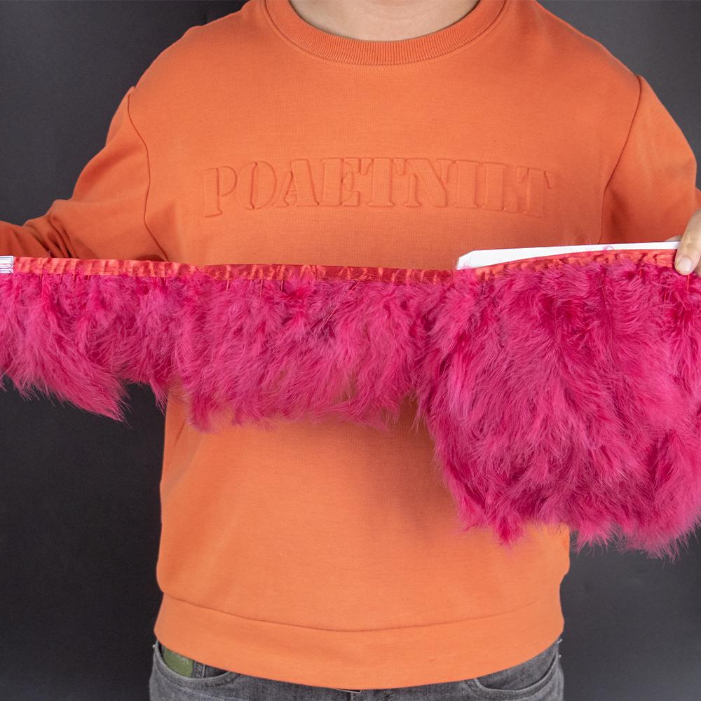 2 5 10 Meter Color Turkey Marabou Feathers Trim 4-6Inch Plumes Fringe For Sewing Crafts Wedding Party Dress Decoration