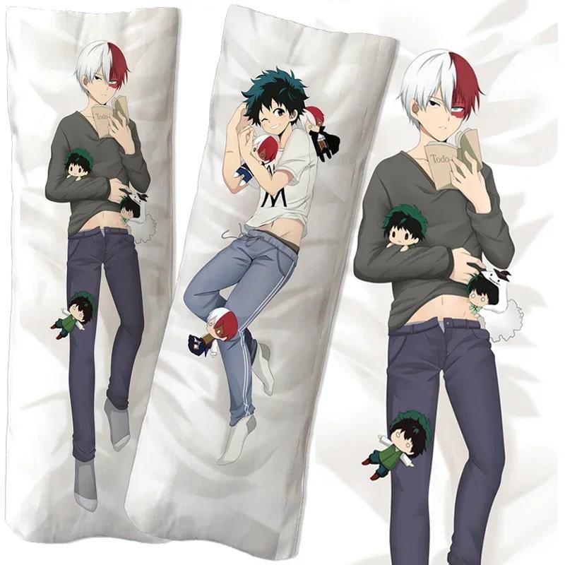 Anime My Hero Academia Bakugou Katsuki Dakimakura Povlak na polštář Polštářová povlaka Objímací povlak na polštář na tělo Hra Otaku Povlak na polštář