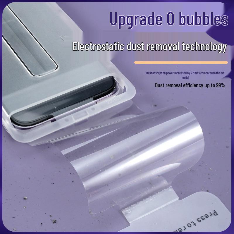 Folia HD drugiej generacji chroniąca przed kurzem na iPhone'a 17 - Aplikacja ochronna na cały ekran